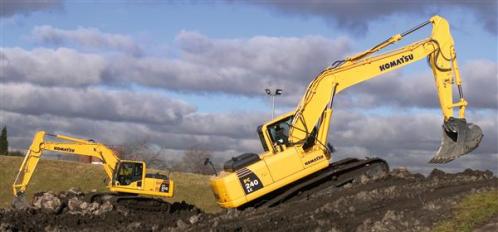 Komatsu ijzer sterk! Komatsu graafmachine PC210